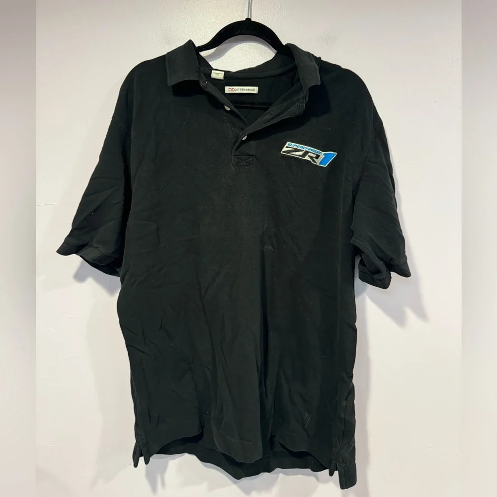 Corvette ZR1 black polo‎